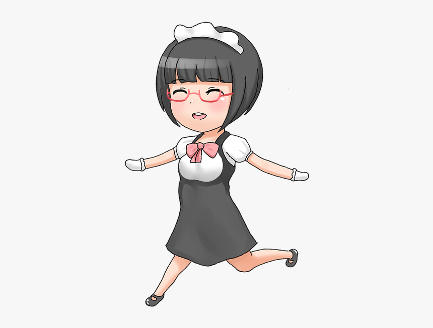 Moe, Maid, Cute, Anime, Maid Cafe, One Person - แม่บ้าน การ์ตูน, HD Png Download, Free Download