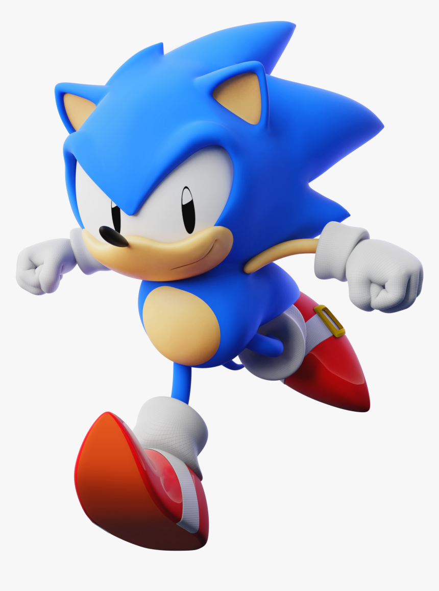 Transparent Classic Sonic Png - Sonic The Hedgehog Classic Sonic, Png Download, Free Download