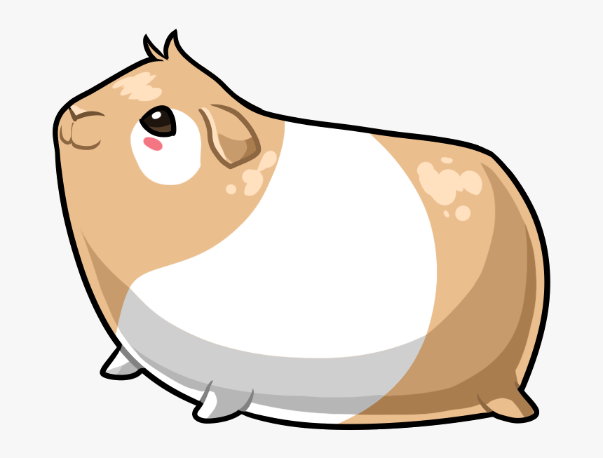 I Love Guinea Pigs , Png Download - Kawaii Guinea Pig Drawing, Transparent Png, Free Download