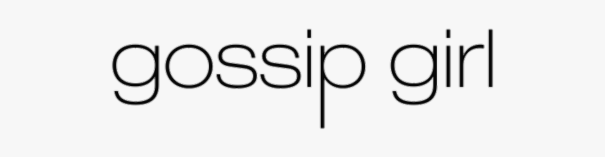 Ficheiro - Gossip Girl - Logo - Gossip Girl, HD Png Download, Free Download