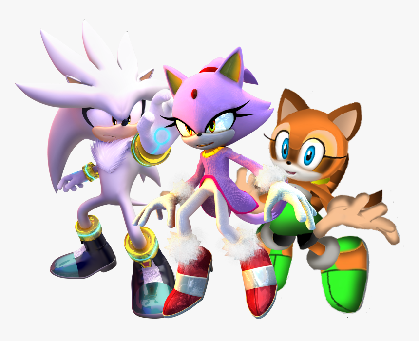 Sonic Team Wikipedia - Sonic The Hedgehog Team Silver, HD Png Download, Free Download