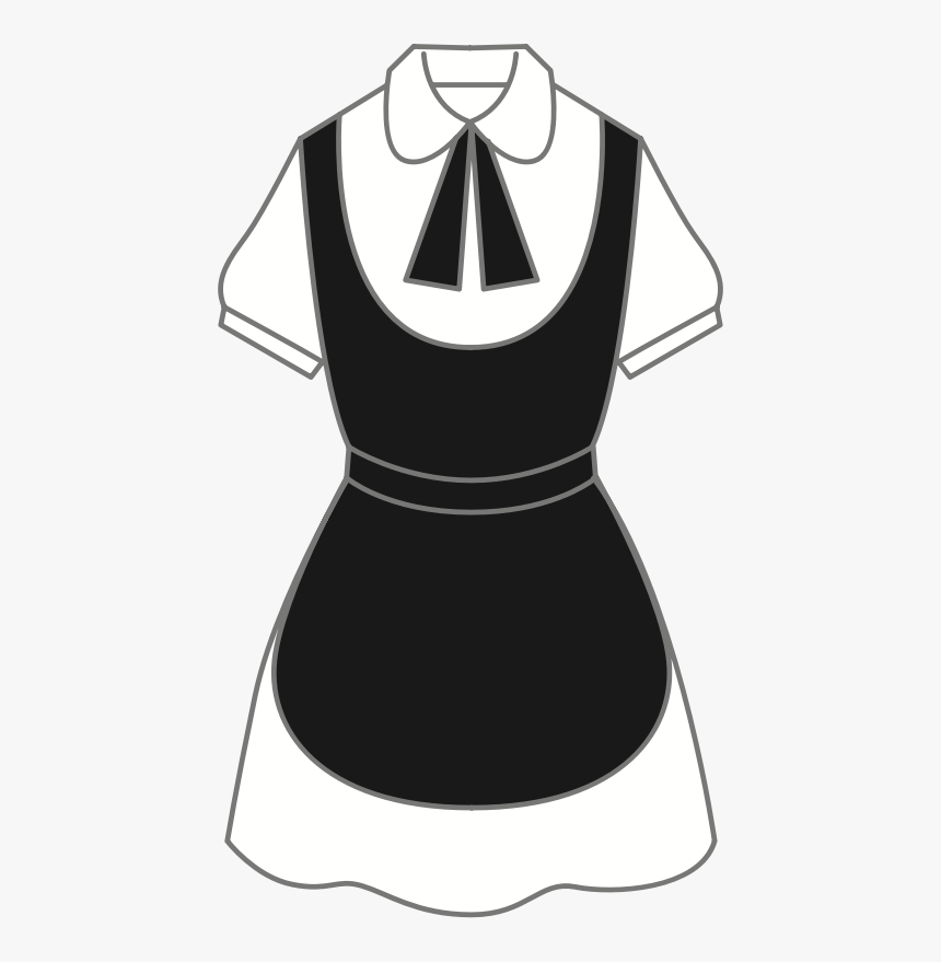 Maid Uniform - Maid Dress Clipart Png, Transparent Png, Free Download