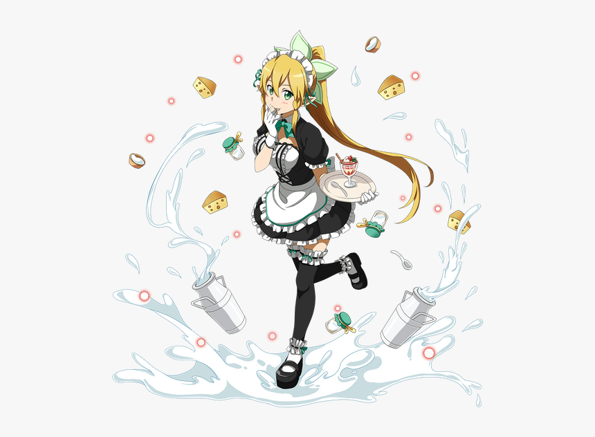 Leafa Mellow Maid - Sao Md Leafa Png, Transparent Png, Free Download