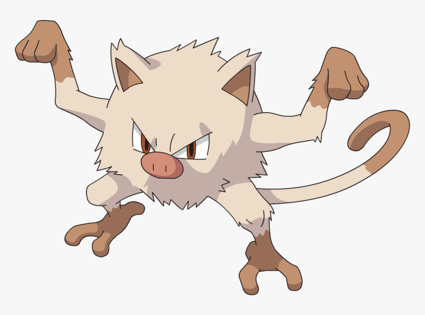 Pokémon sun And Moon pokedex Entries Get Pretty Dark - Mankey Pokemon, HD Png Download, Free Download