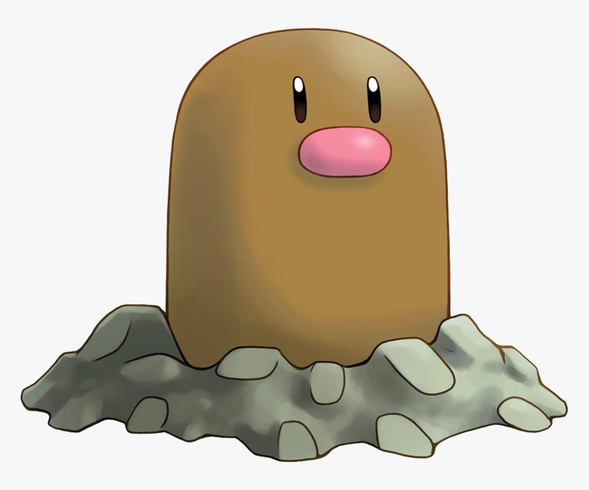 Pokemon 50 Diglett Pokedex - Diglett Png, Transparent Png - kindpng.