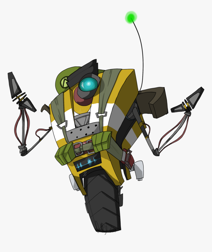 Borderlands , Png Download - Fragtrap Клаптрап Арты, Transparent Png, Free Download