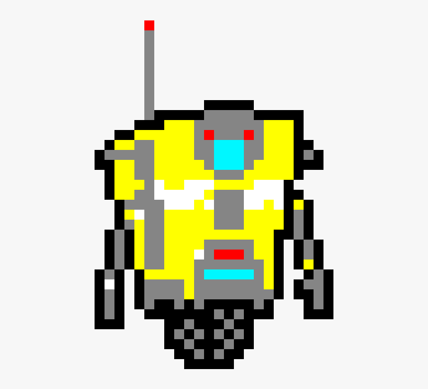 Borderlands Claptrap Pixel Art , Png Download - Borderlands Claptrap Pixel Art, Transparent Png, Free Download