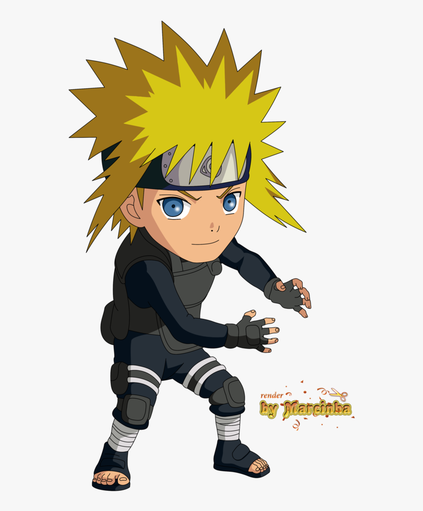 Chibi Namikaze Minato By Marcinha - Draw Minato Chibi, HD Png Download, Free Download