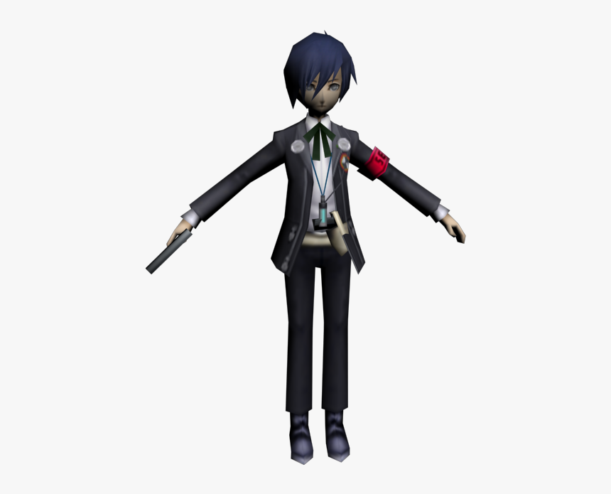 Download Zip Archive - Persona 3 Protagonist Model, HD Png Download, Free Download