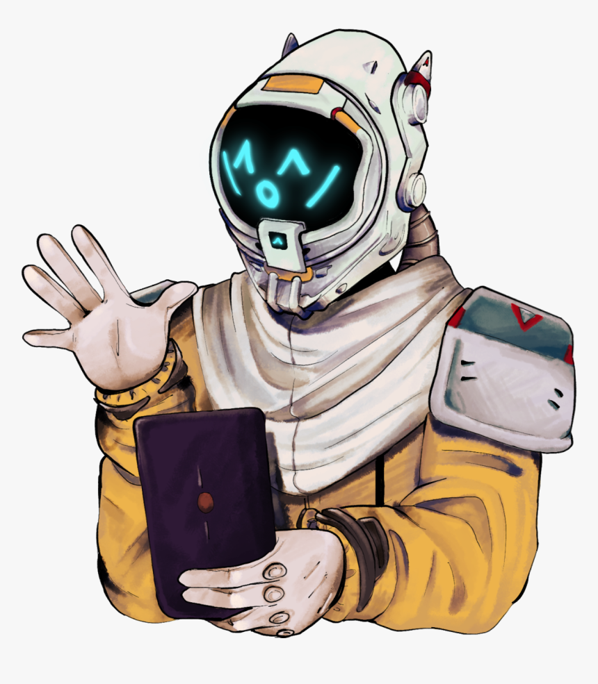Drew A Korvax For My Thumbnail - No Man's Sky Korvax Helmet, HD Png Download, Free Download