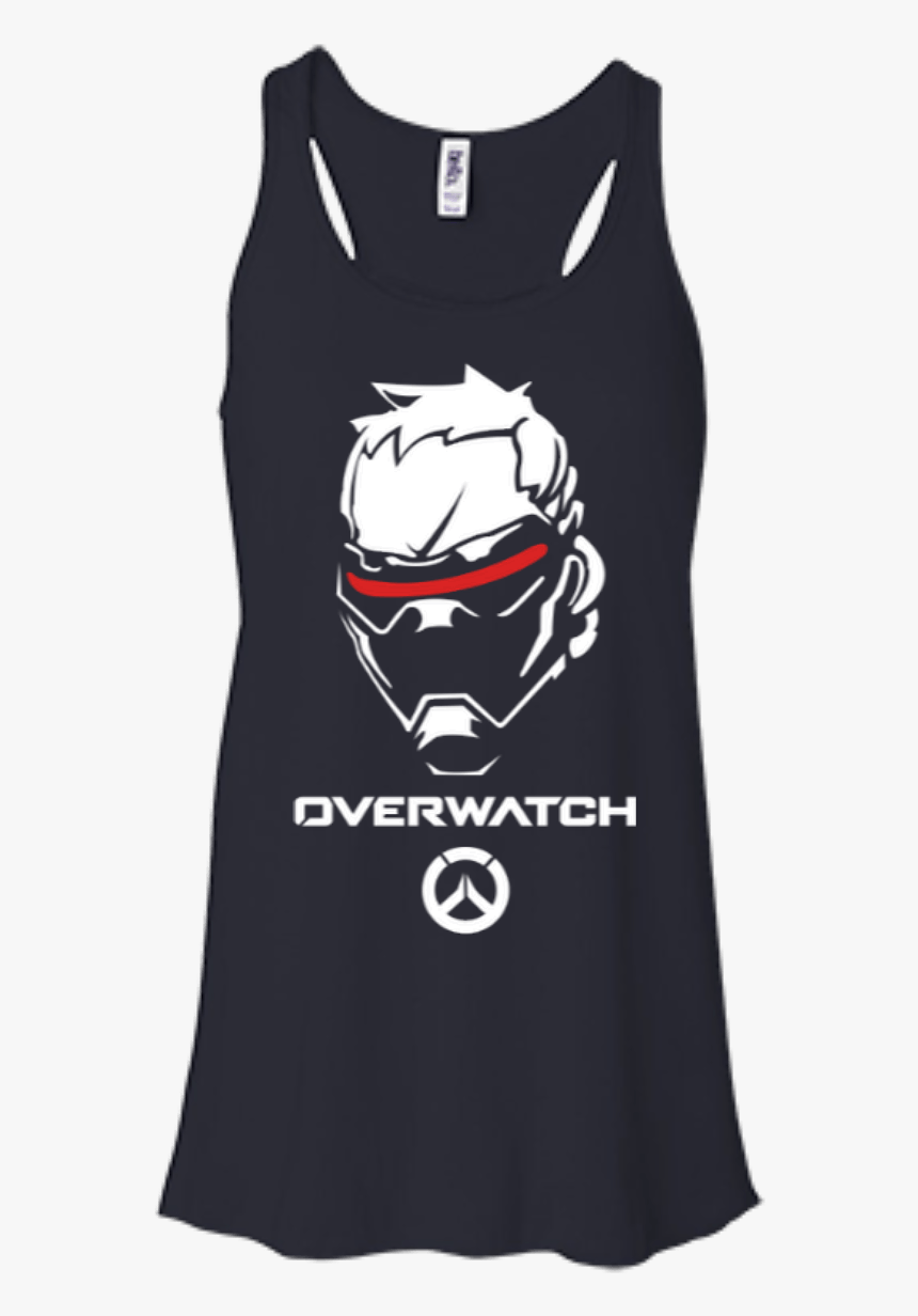 Overwatch Ow Jack Morrison T Shirt & Hoodies, Tank - Bella + Canvas Women's B8800 Flowy Racerback Tank, HD Png Download, Free Download