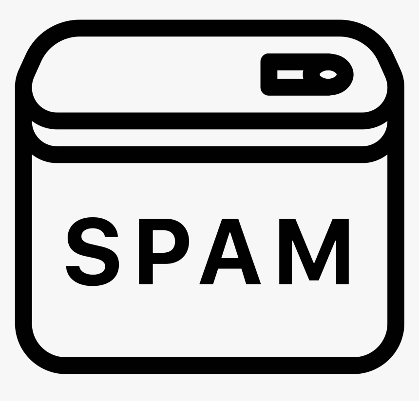 Lattina Di Spam Icon - Spam Can Black And White, HD Png Download, Free Download