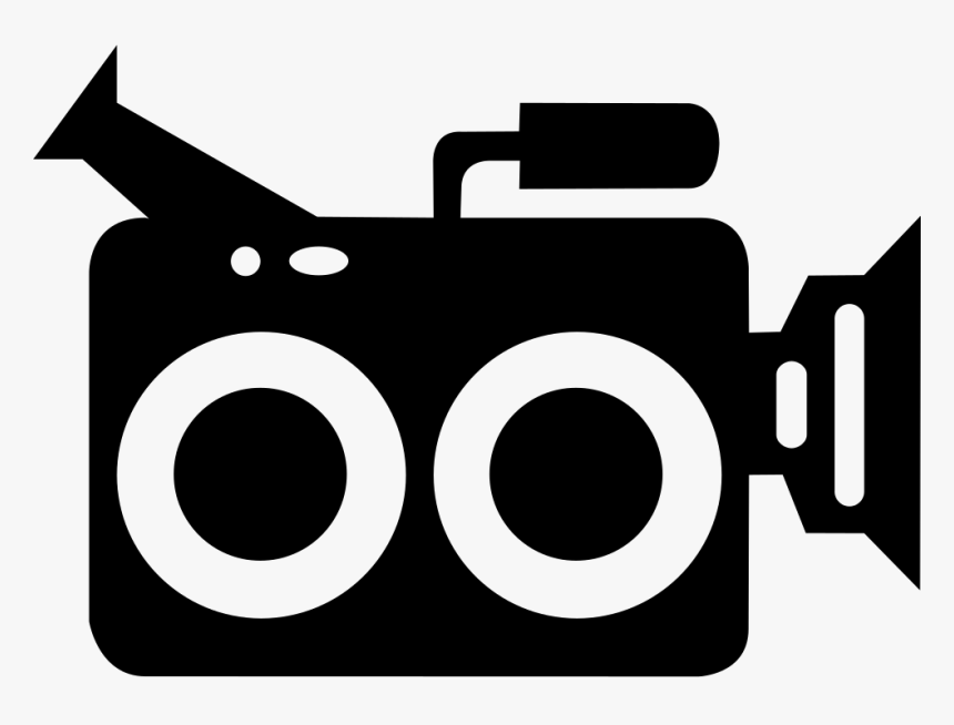 Clipart Studio Television Camera - Filming Camera Icon Free, HD Png Download, Free Download