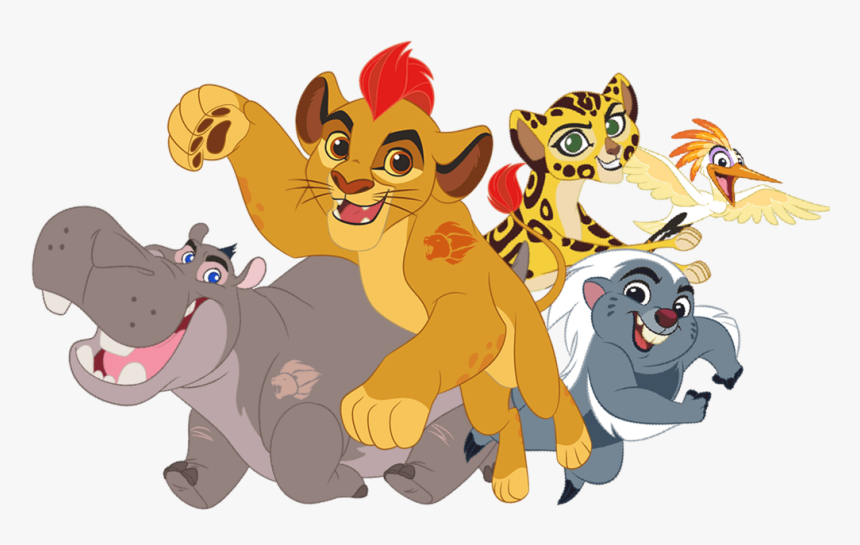 Lion Guard Protectors Of The Pridelands Characters - Lion Guard Main Characters, HD Png Download, Free Download