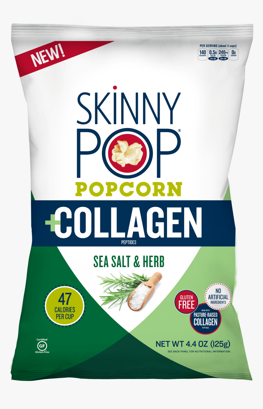 Skinnypop Popcorn Collagen Bag, HD Png Download, Free Download