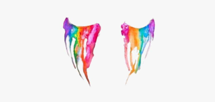 #freetoedit #lagrimas #unicorn #colorido #arcoiris - Lágrimas Edit, HD Png Download, Free Download