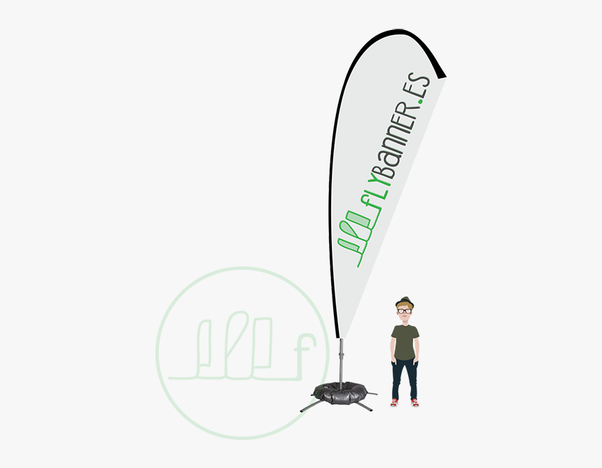 Fly Banner Lagrima 6m - Fly Banner Lagrima Xxl, HD Png Download, Free Download