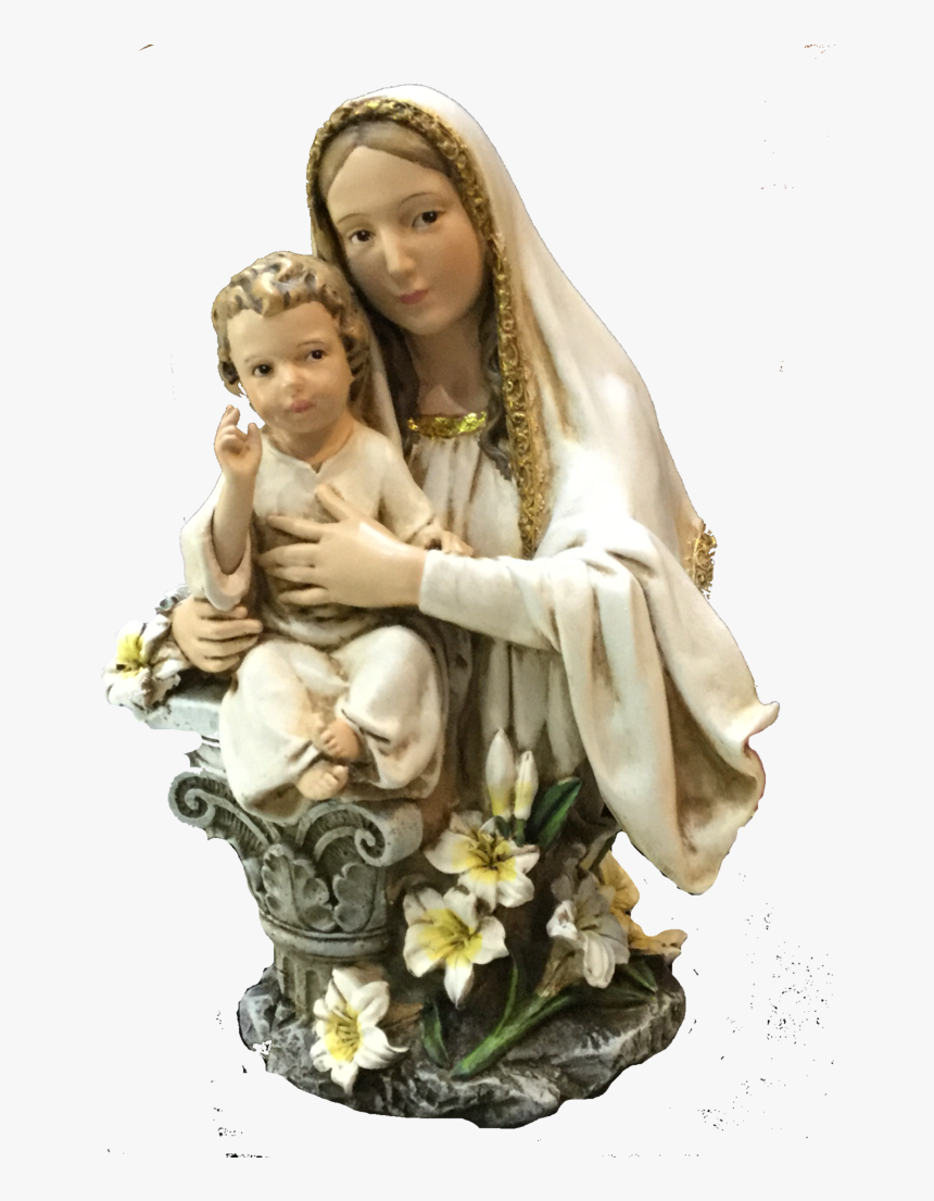 Madonna And Child , Png Download - Figurine, Transparent Png, Free Download