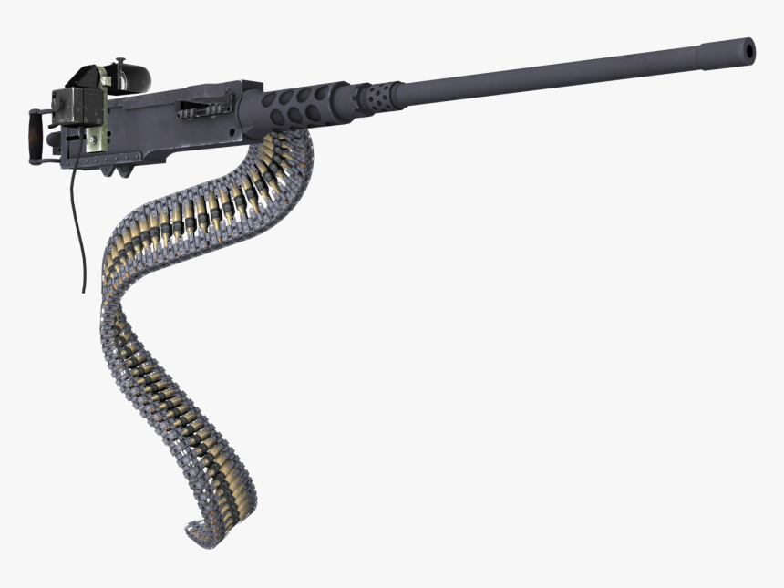 Minigun Drawing Mas Picture Freeuse Stock - Browning M2 B 17, HD Png Download, Free Download