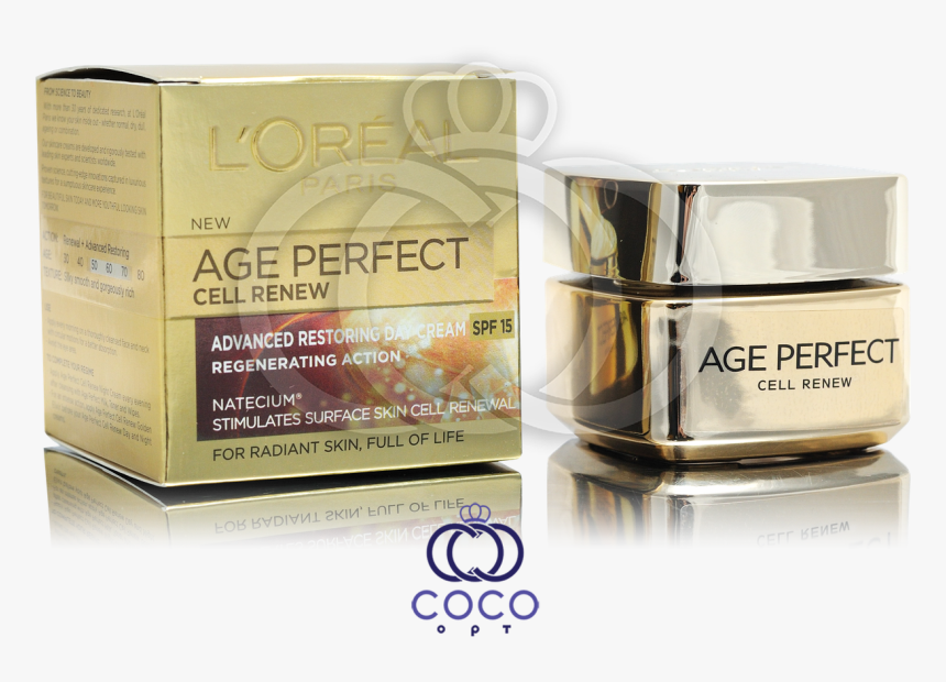 Дневной Крем Для Лица Loreal Age Perfect Cell Renew - Cosmetics, HD Png Download, Free Download
