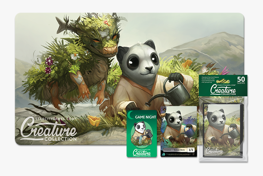 Panda Mtg Playmat, HD Png Download, Free Download