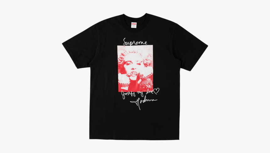 Supreme Madonna Tee Black, HD Png Download, Free Download