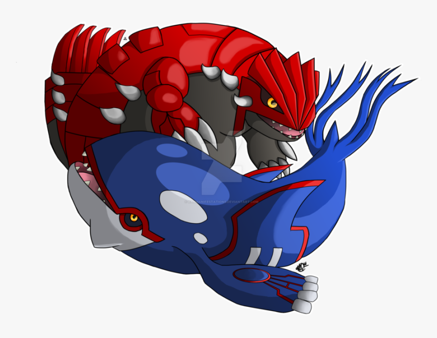 Groudon Transparent Kyogre - Kyogre And Groudon Clear Background, HD Png Download, Free Download