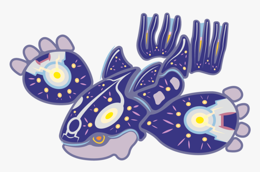 Kyogre-sticker , Png Download - Illustration, Transparent Png, Free Download