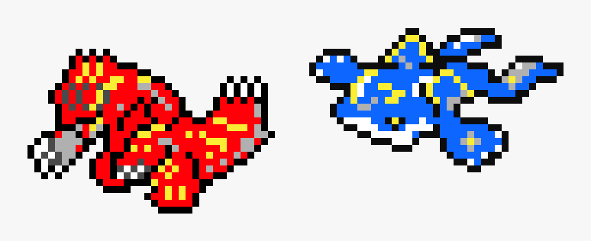 Pixel Art Pokemon Kyogre, HD Png Download, Free Download