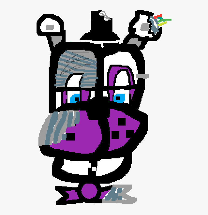 Fanmade Withered Funtime Freddy, HD Png Download, Free Download