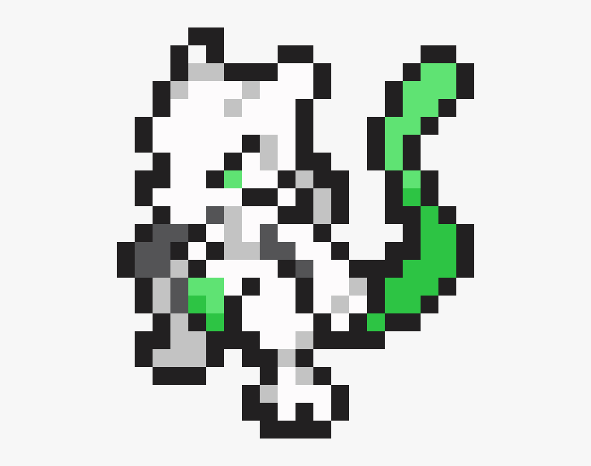 Pixel Art Pokemon Mewtwo, HD Png Download, Free Download