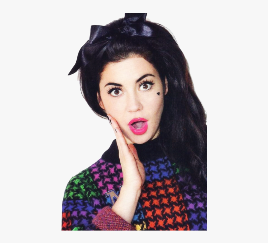 Marina - Marina And The Diamonds Heart On Her Cheek, HD Png Download, Free Download