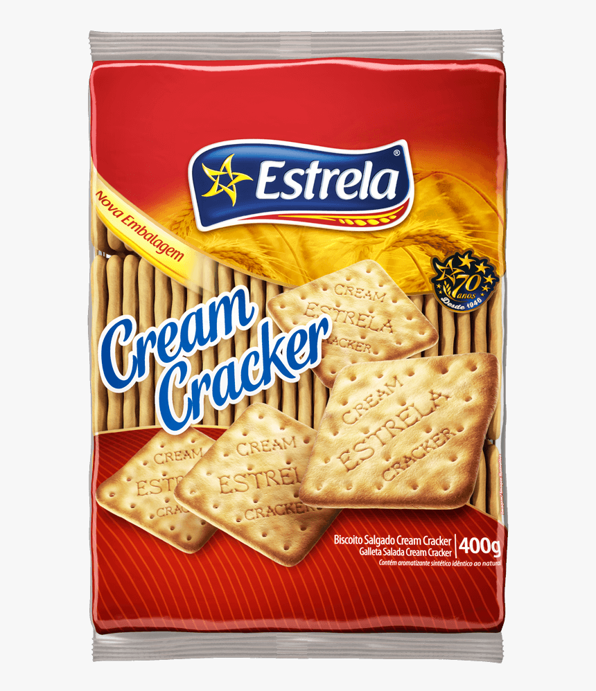 Biscoito Cream Cracker Estrela, HD Png Download, Free Download