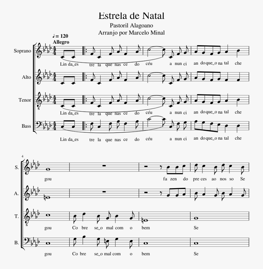 Estrela De Natal - Havana Music Sheet Violin, HD Png Download, Free Download