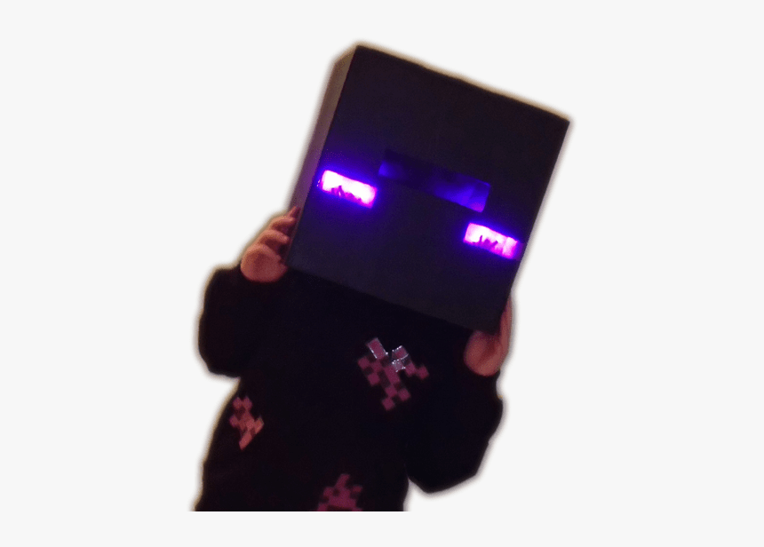 Kid In Minecraft Enderman Costume - Electronics, HD Png Download, Free Download