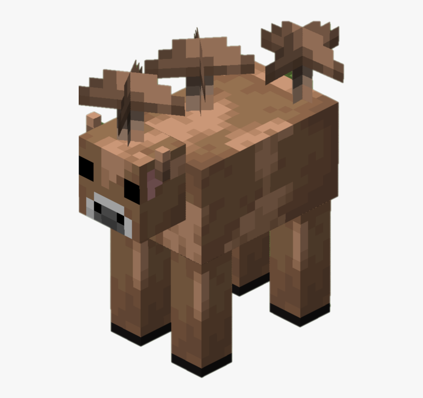 New Texture - Minecraft Brown Mooshroom Cow, HD Png Download, Free Download