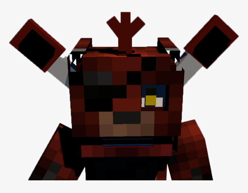 Foxy Photo Head - Skins 4d Para Minecraft, HD Png Download - kindpng.