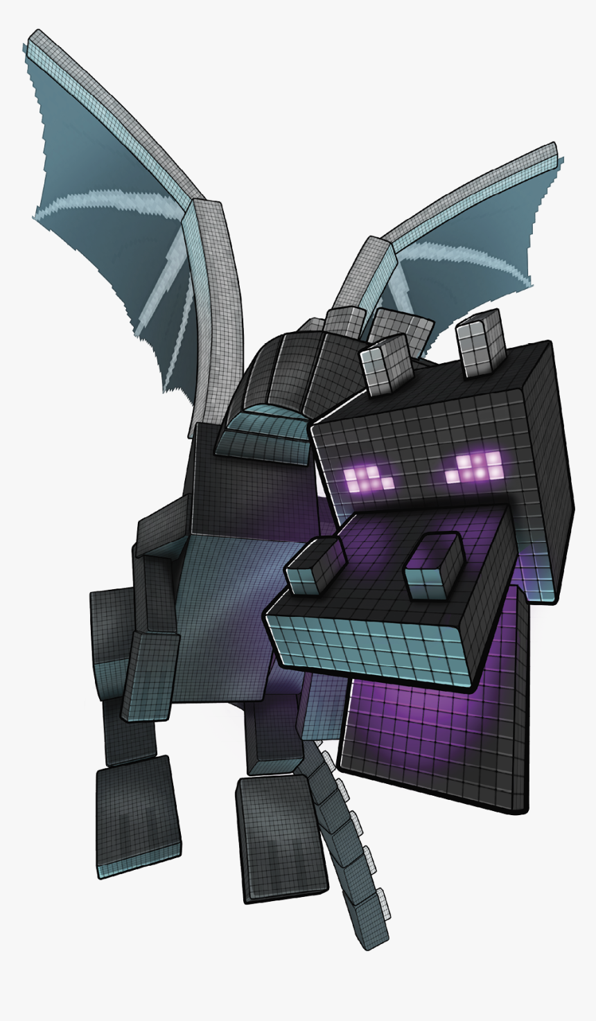 Avoid The Ender Dragon"s Charge Attack, And Know That - Ender Dragon Minecraft Clipart, HD Png Download, Free Download