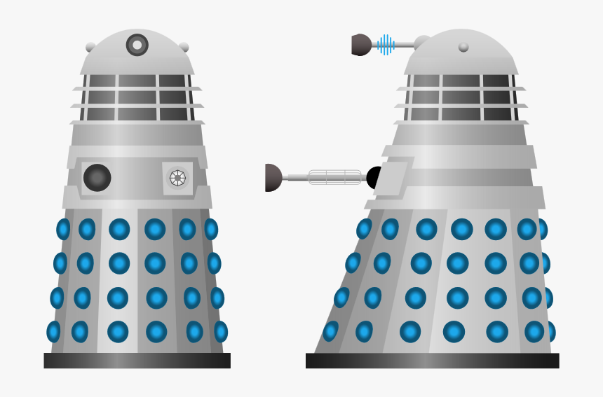 Orig Mkiii - White And Blue Dalek, HD Png Download, Free Download