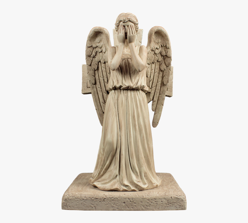 Weeping Angel Statue Sculpture The Doctor - Estatua Llorando Png, Transparent Png, Free Download