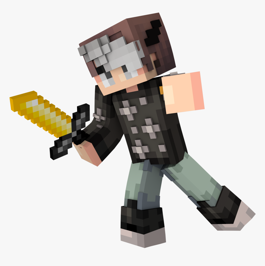 Transparent Minecraft Axe Png - Transparent Minecraft Render, Png Download, Free Download