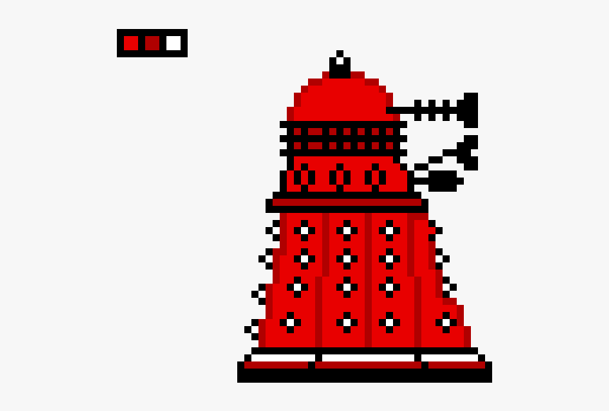 Minecraft Dalek Pixel Art, HD Png Download, Free Download