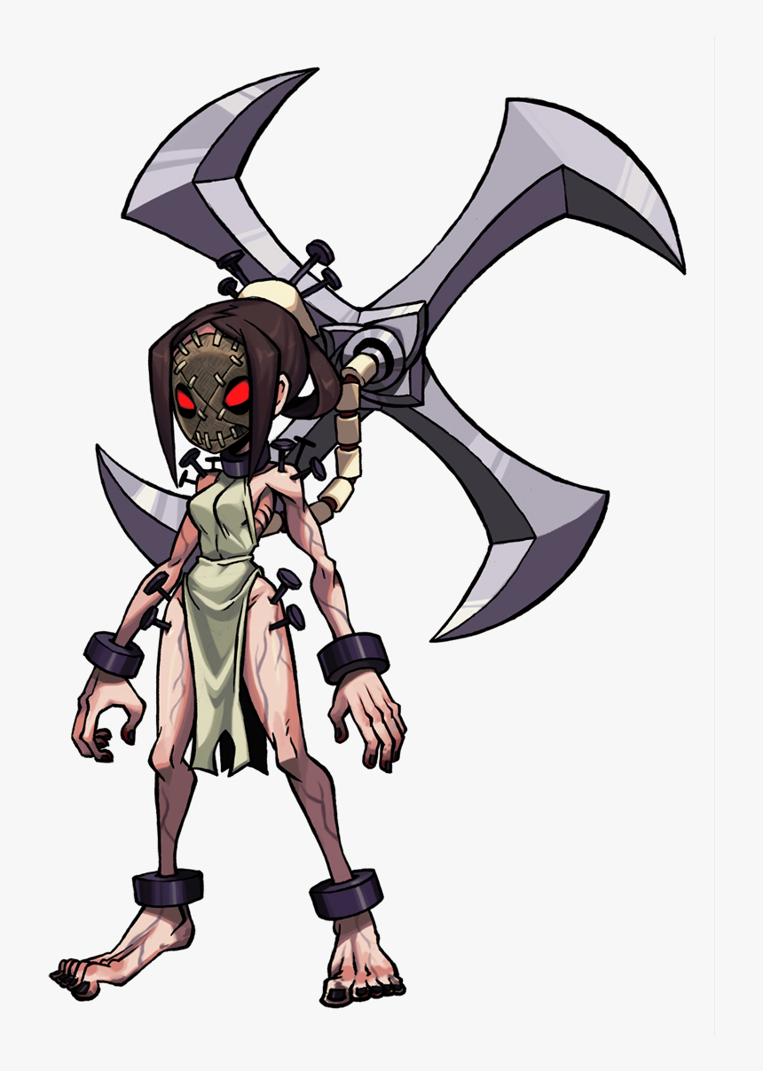 Skullgirls Painwheel Model Sheet, HD Png Download, Free Download