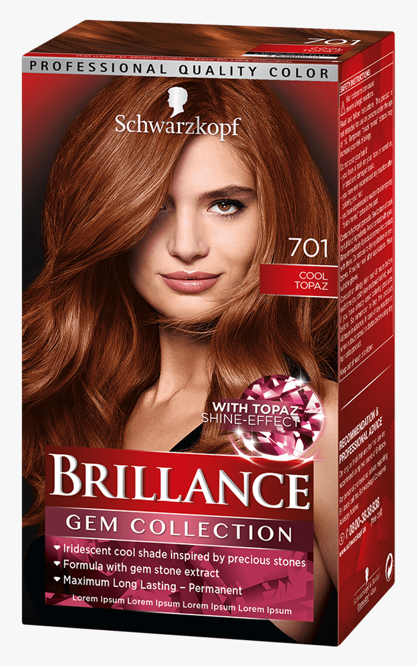 Brillance Com Gem Collection 701 Cool Topaz - Schwarzkopf Brillance Fiery Topaz, HD Png Download, Free Download