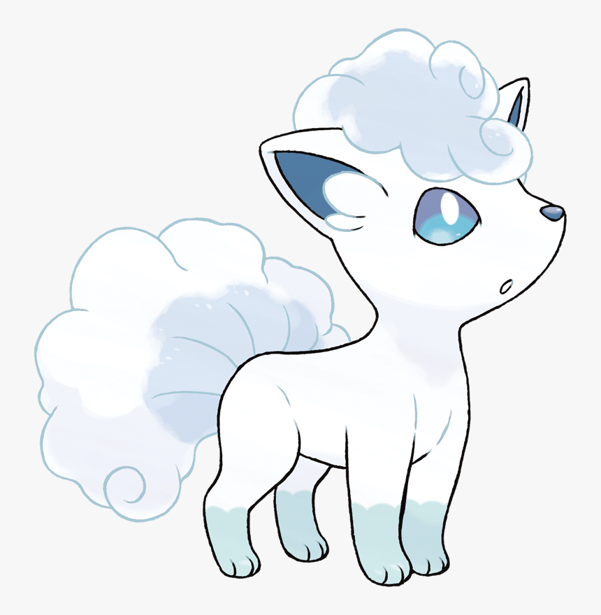 Alolan Vulpix Official Art, HD Png Download, Free Download