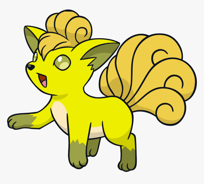 Shiny Vulpix Dw - Shiny Vulpix, HD Png Download - kindpng