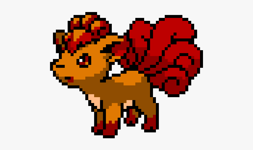Vulpix Pixel Art Minecraft, HD Png Download, Free Download