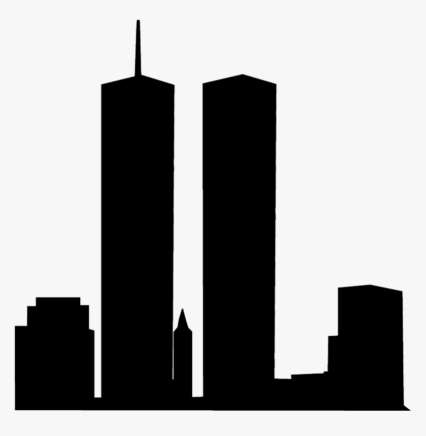 Picture Transparent Download Silhouette Architecture - World Trade Center Silhouette, HD Png Download, Free Download