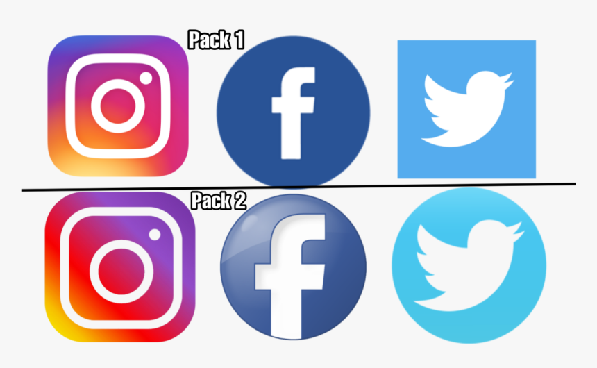 Picture - Facebook And Twitter Icon, HD Png Download, Free Download