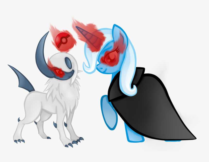 Vector An Evil Trixie And Absol By Urd - Mlp Evil Trixie Vector, HD Png Download, Free Download